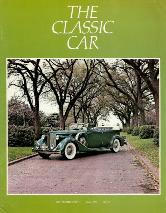 THE CLASSIC CAR 1971 SEPT - SILVER ARROW, GRAND CLASSIC